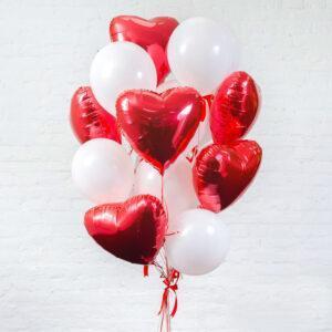 Букет воздушных шариков "Первая любовь"