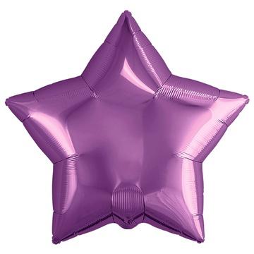 Фольгированная звезда Пурпурная