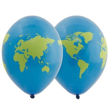 Латексный шар с картинкой "Планета"