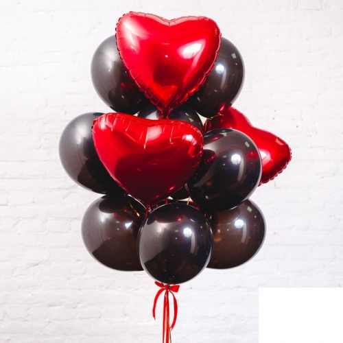 Букет воздушных шаров "Шоколадная любовь"