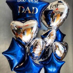 Сет воздушных шаров "The Best Dad"