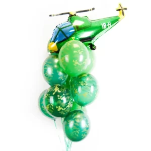 Фонтан воздушных шаров "Вертолёт"