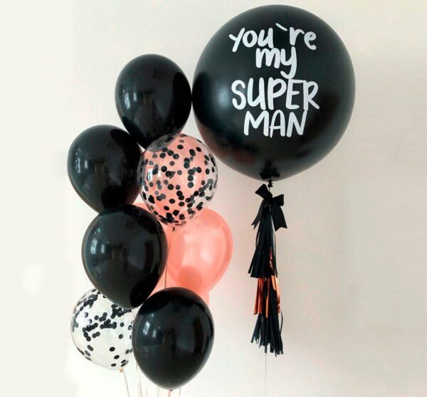 Сет воздушных шаров "You're my superman"